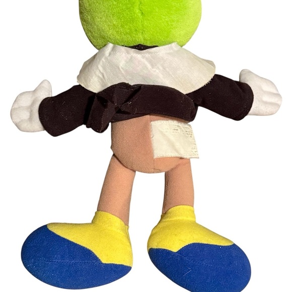 VTG 1992 Disney Jiminy Cricket Official Conscience Stuffed Animal Toy 15" - Picture 6 of 6